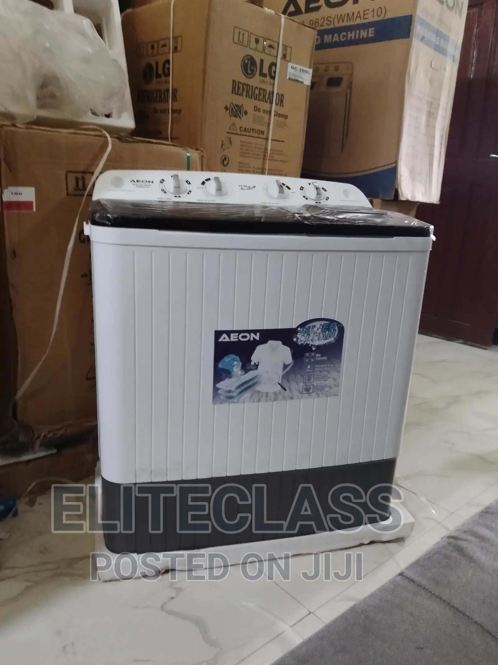 Brand-New (10kg) Aeon Semi Automatic Washing Machine