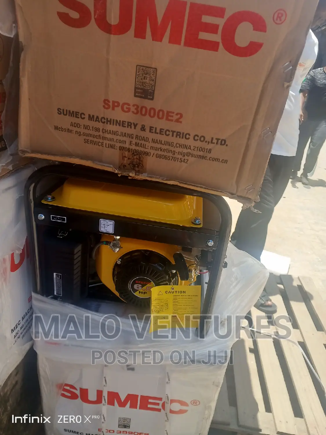Sumec Fireman SPG3000E2 Key Start Generator 100% Copper.