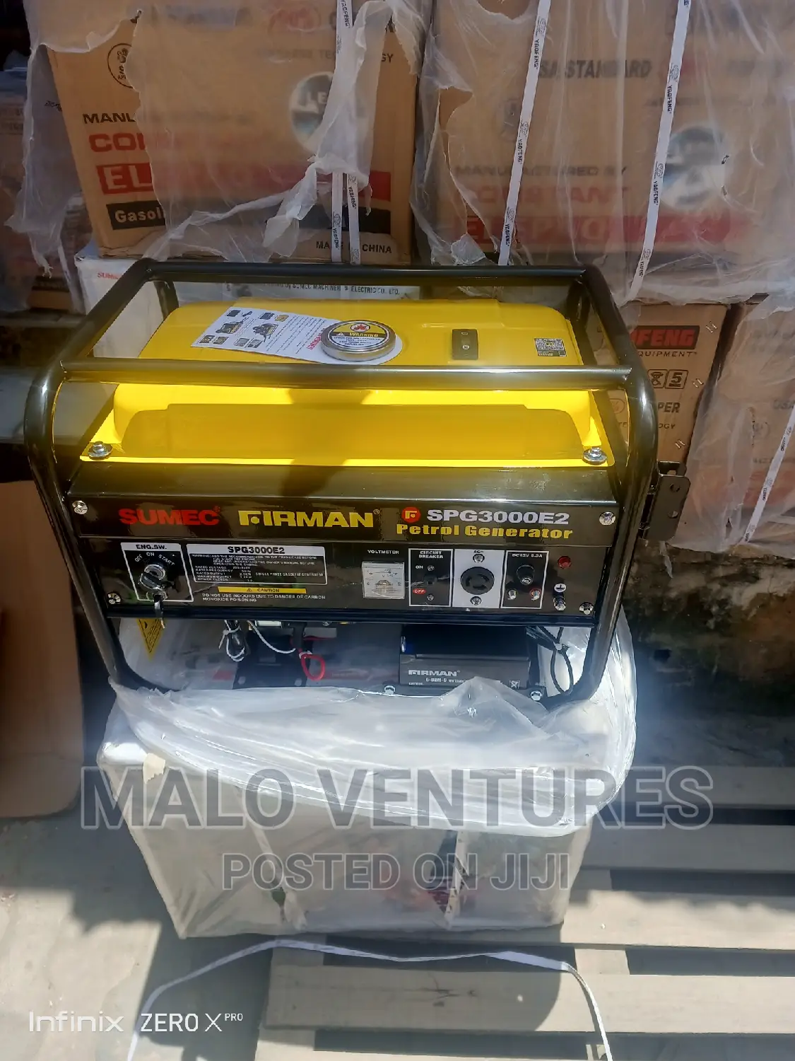 Sumec Fireman SPG3000E2 Key Start Generator 100% Copper.