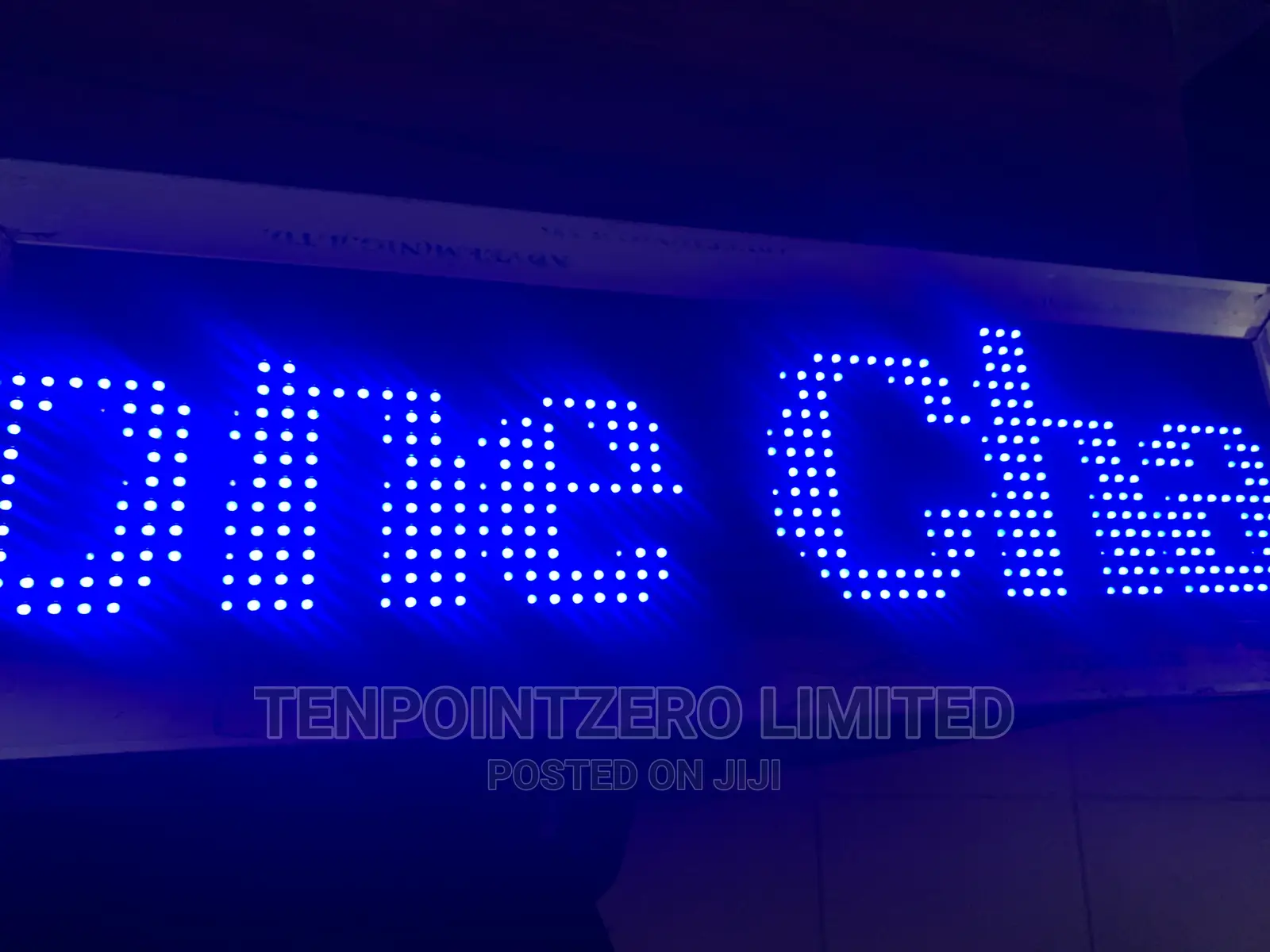 Scrolling LED Signage