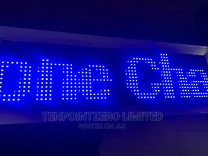 Scrolling LED Signage