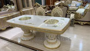 New Modern Royal 8 Seaters Luxury Dinning Table Set