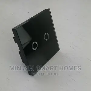 2 Gang Smart Wi-fi Switch - Luxury Crystal Glass Panel