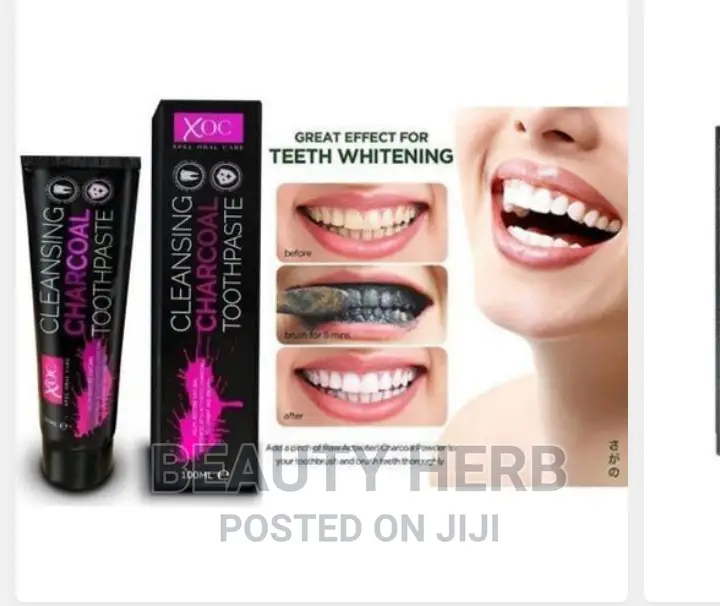 Activated Charcoal Teeth Whitening Toothpaste for Both Gende
