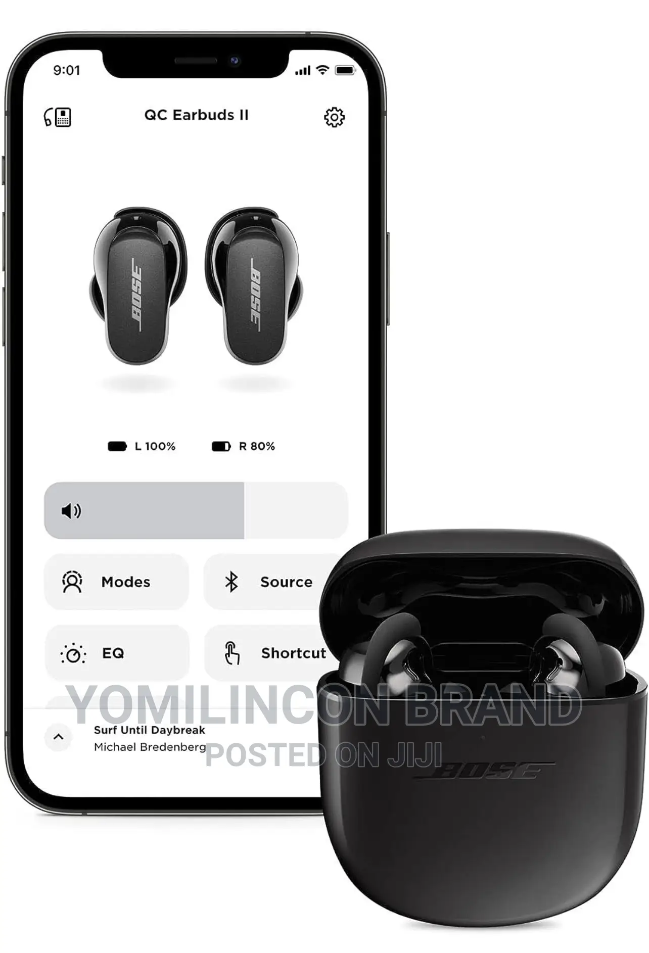 Bose Quietcomfort Earbuds II, Wireless, Bluetooth - Black