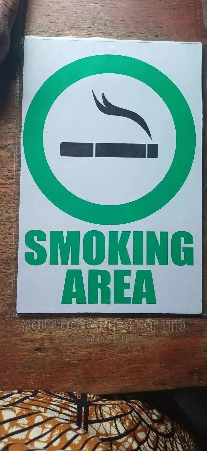 Smoking Area Signage