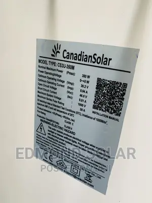 Canadian Solar Panels 350w Is Available Now