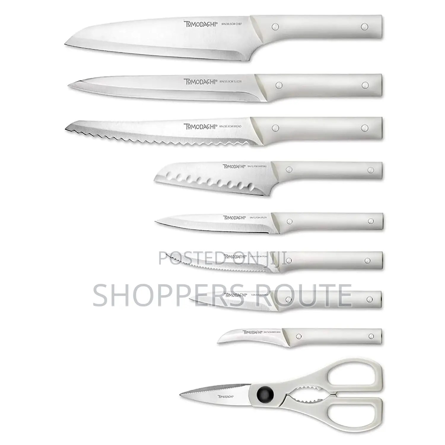 Hampton Forge Fuji – 15 Piece Knife Block Set – Metallic