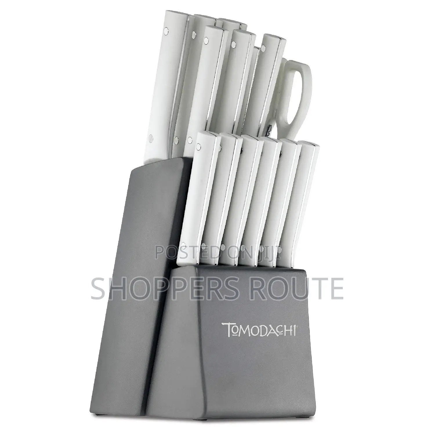 Hampton Forge Fuji – 15 Piece Knife Block Set – Metallic