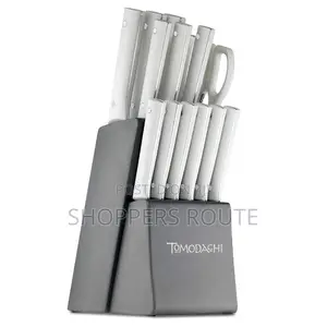 Hampton Forge Fuji – 15 Piece Knife Block Set – Metallic