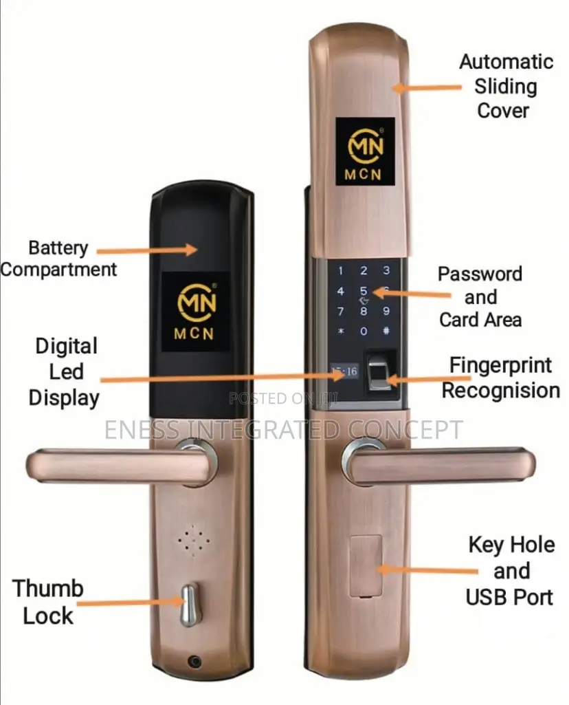 Fingerprint Smart Lock With Time Attendance Features