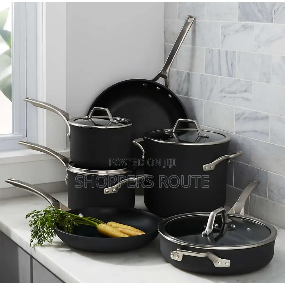 Calphalon 10-Piece Pots Pans Set,Nonstick Kitchen Cookware