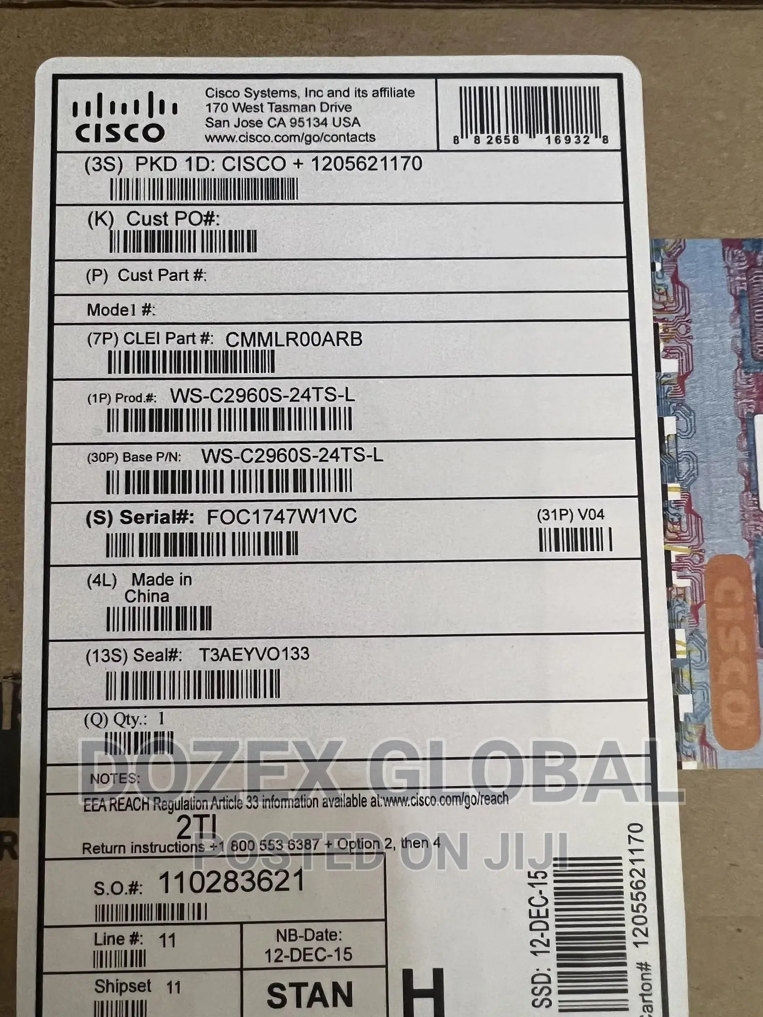 Cisco 2960s-24ts-L