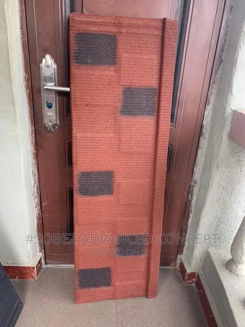 Red Patch Roya Shingle Stone Coated Roof Tile