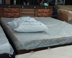 Bed Frame and Mattress 6x6ft