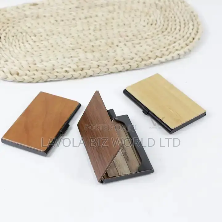 Wooden Card Holder