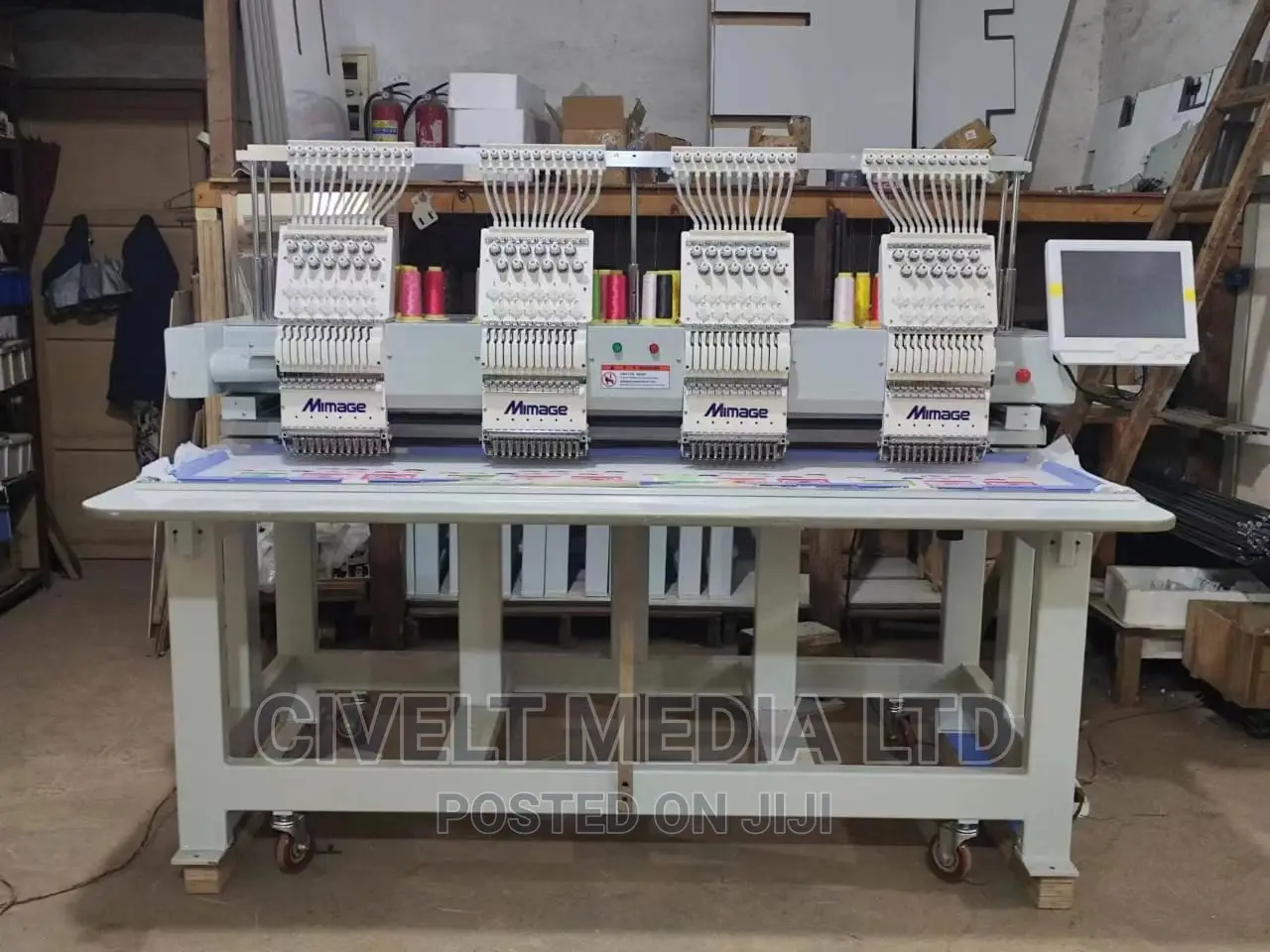 4 Head Embroidery Machine