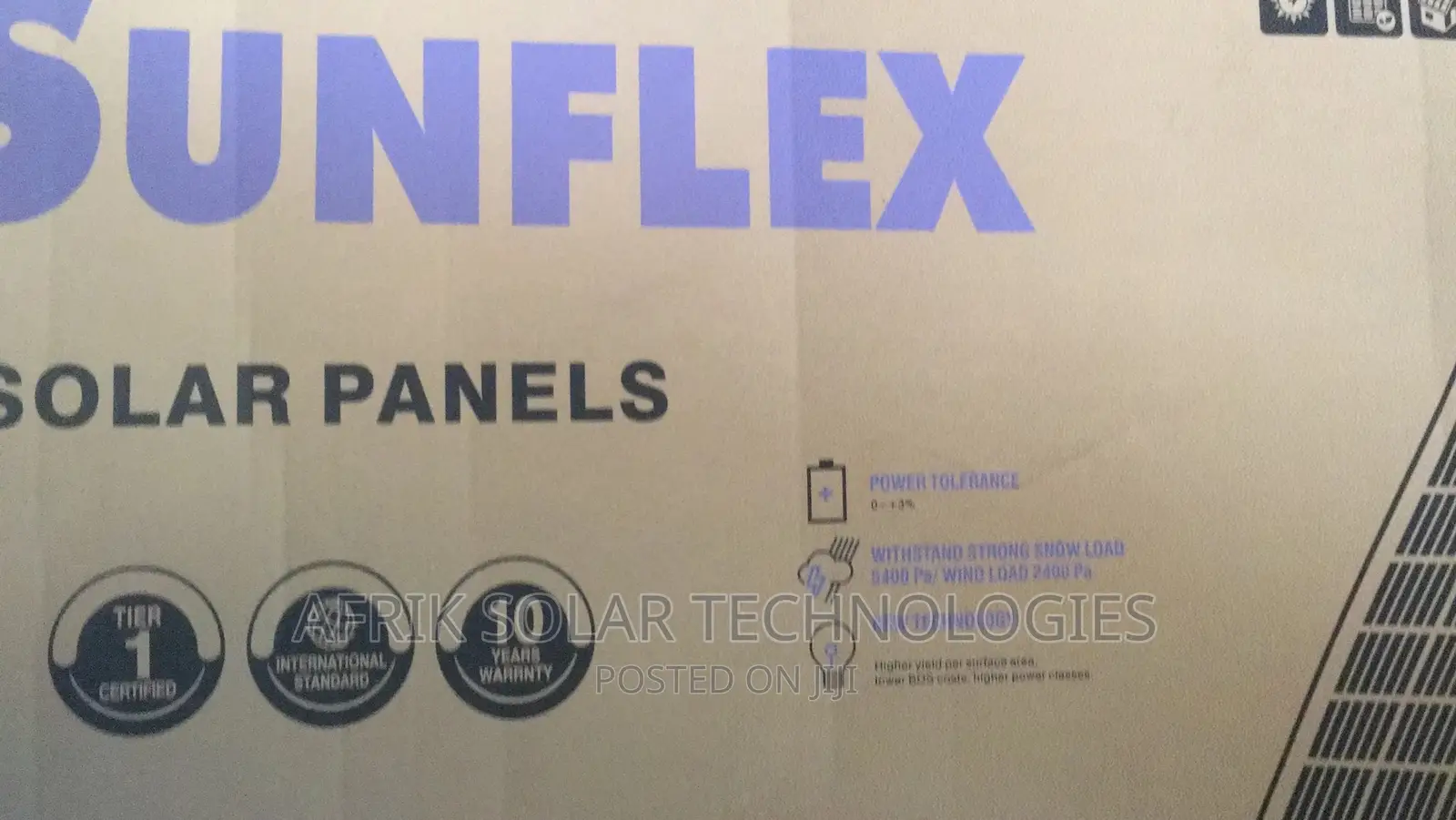 300w Sunflex Panel