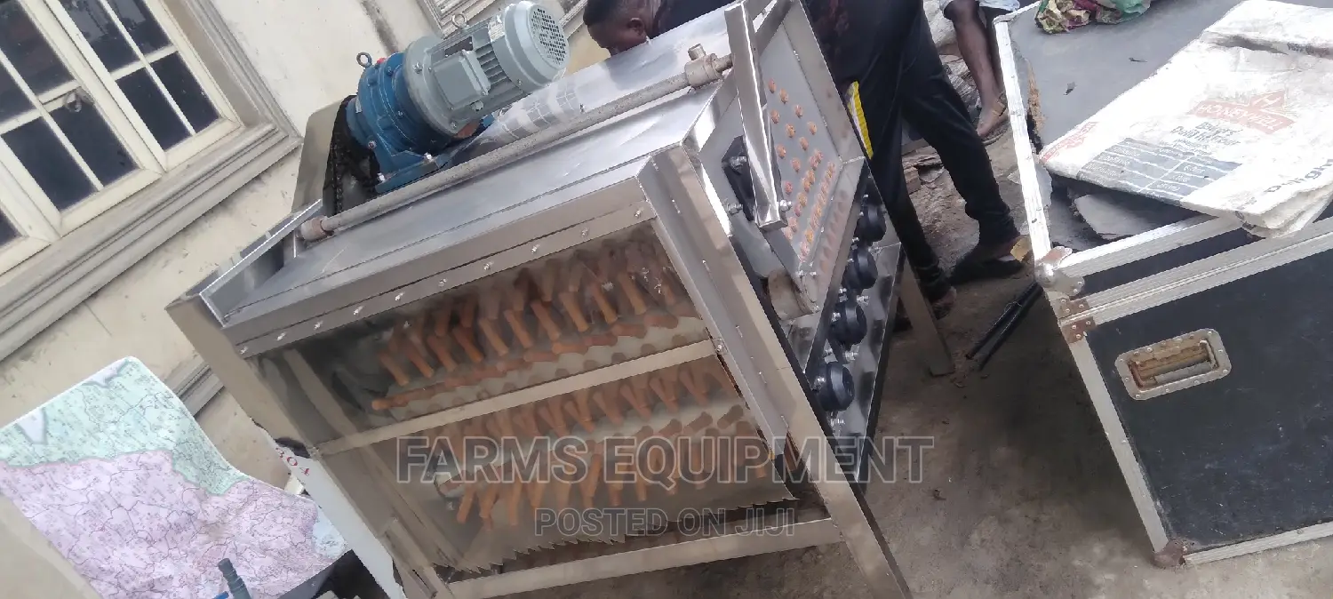 Industrial Defeathering Machine (Chicken Processing)