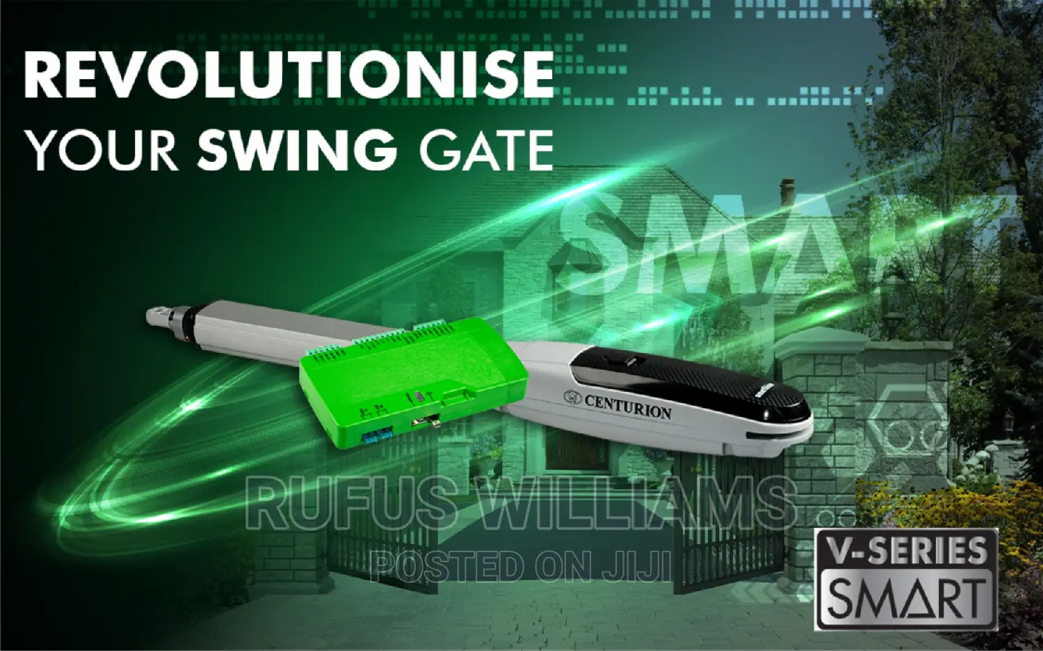 Centurion v-Series Swing Gate Machine
