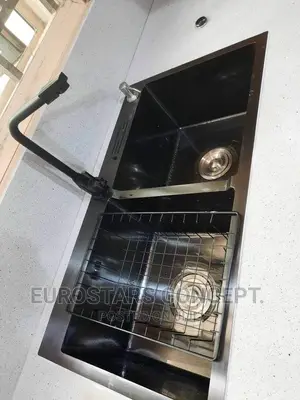 Black Quality Double Bowl Sink