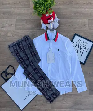 Men Luxury Shirts X Pant Outfits