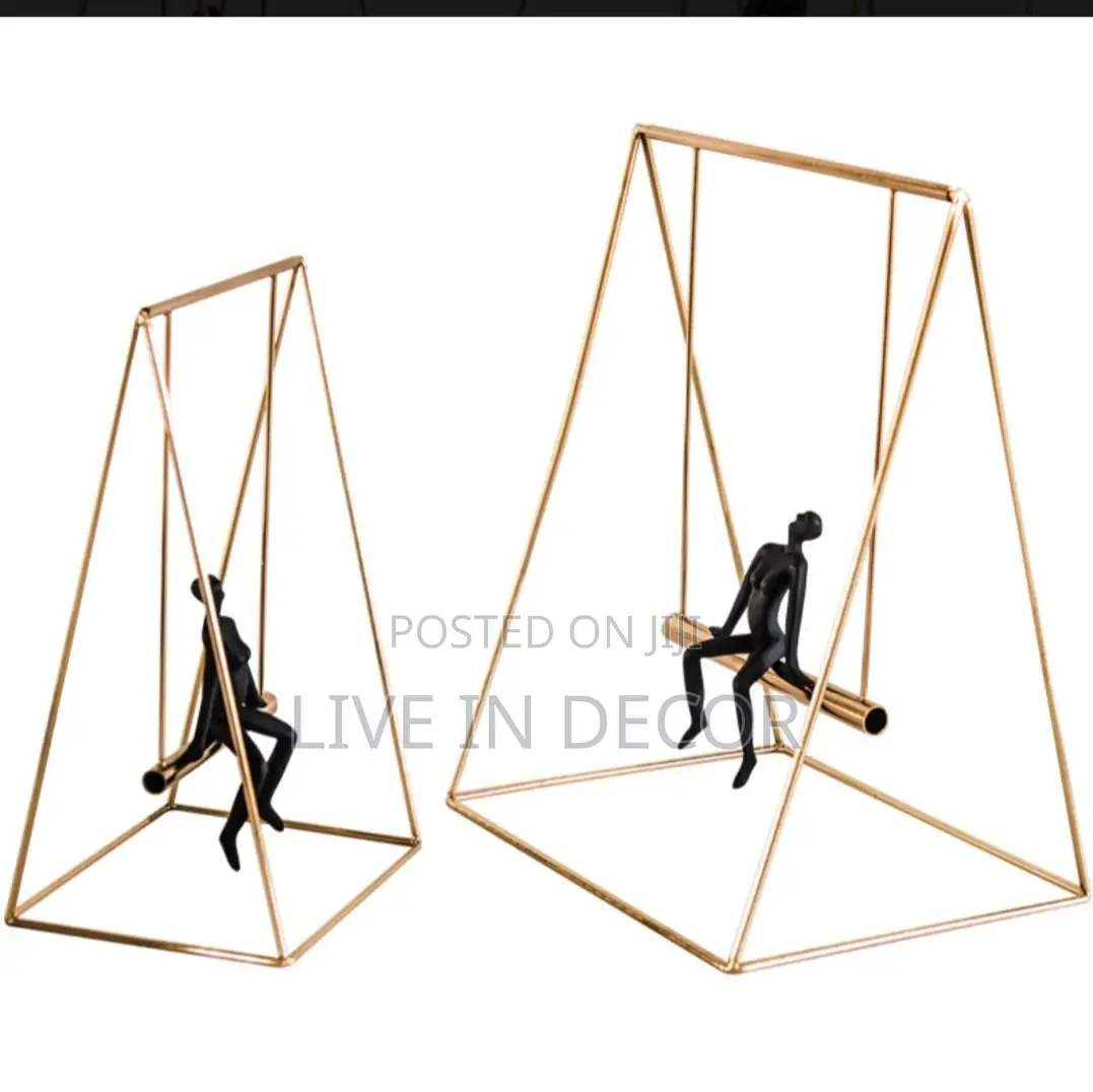 Gold Swing Statue