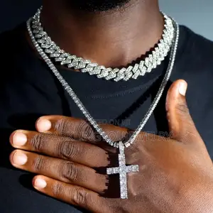 Ice Cuban and Necklace