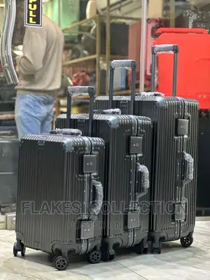 Set of 3 Aluminum Hardshell Luguage Box
