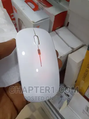 Photo - Rechargeable Mouse Wireless Bluetooth and USB White Colour