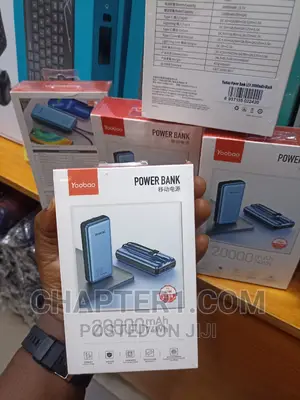 Power Bank 20000mah Yoobao Lc6 Thin With Built-in Type-C