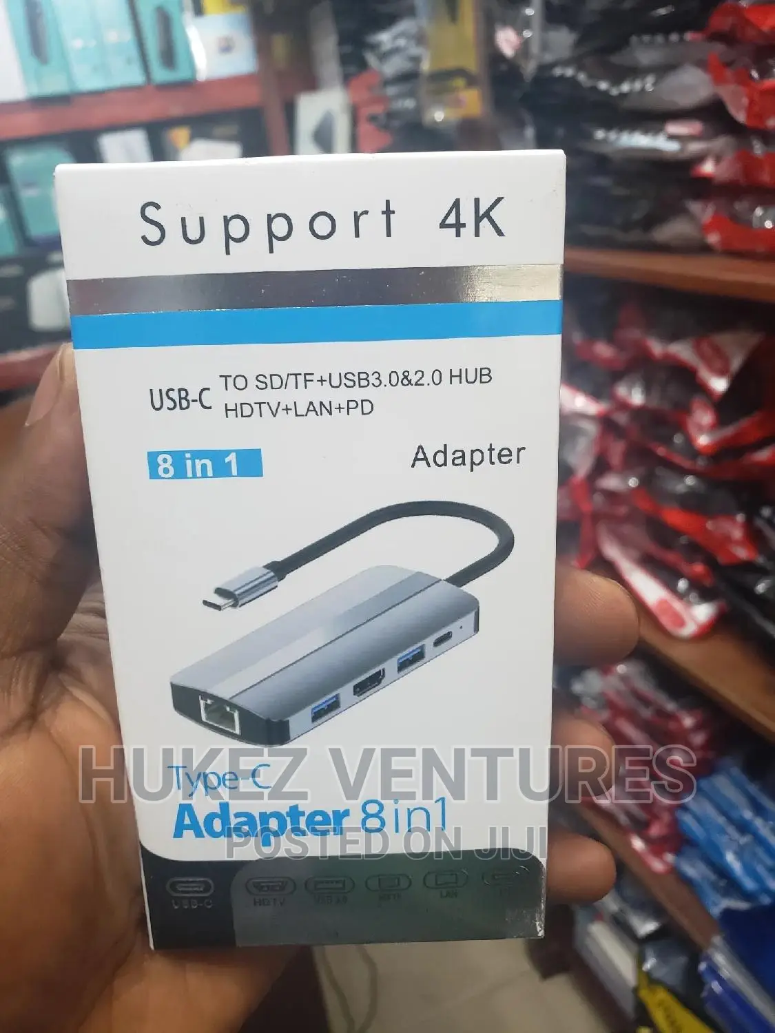 Usb C 8 in 1 Type C Adapter