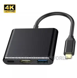 Usb Type C 3 In 1 Multiport Port Hub Adapter Or Converter
