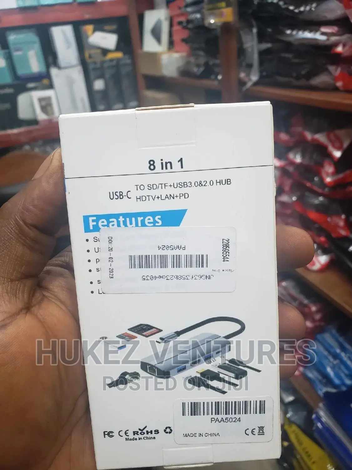 Usb C 8 in 1 Type C Adapter