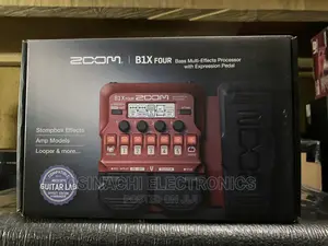 Zoom Bass Guitar Effect B1x Four