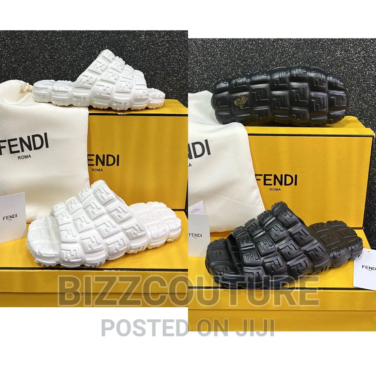 Original FENDI Slides Available in Store