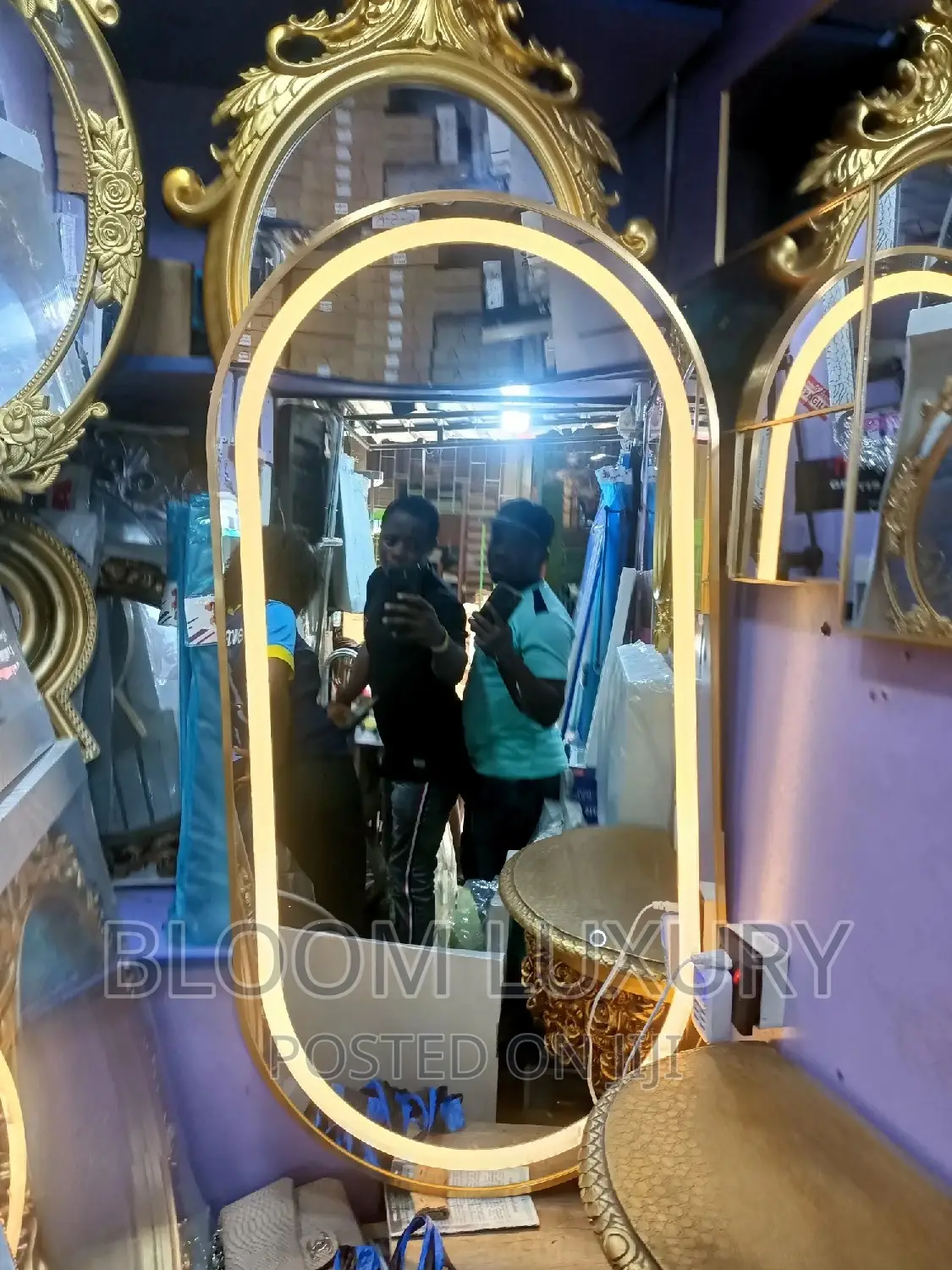 3D LED Mirror. Size 120×70cm