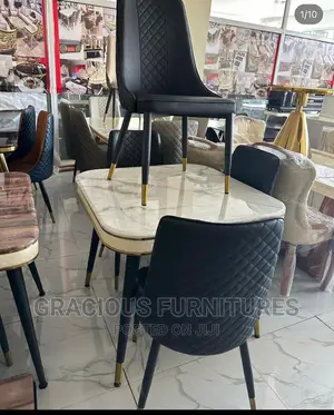 Modern Marble Dinner Table by 4