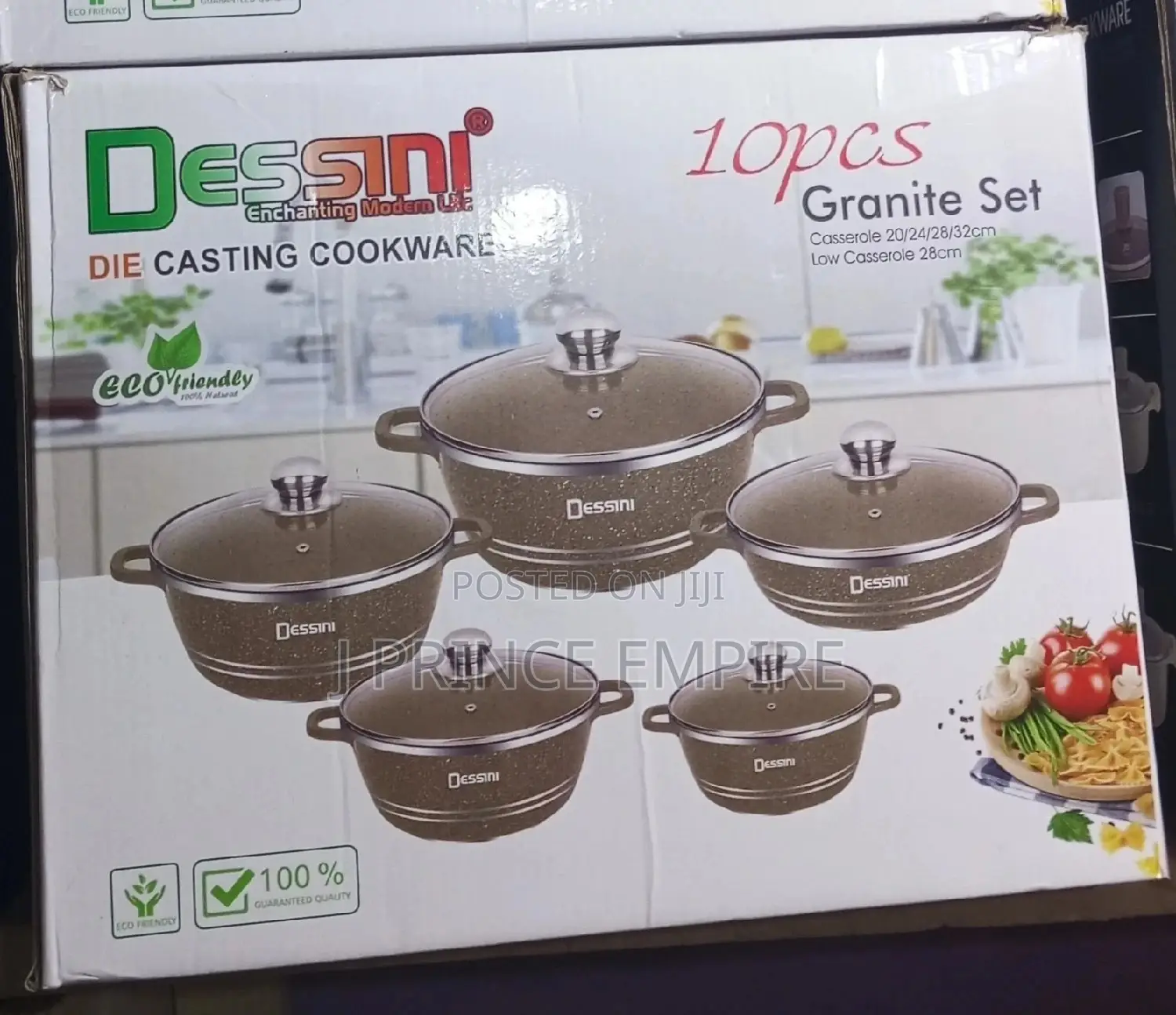 Die-Casting Non Stick Aluminum Cookware 10 Set