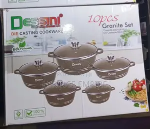 Die-Casting Non Stick Aluminum Cookware 10 Set