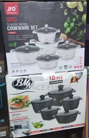 New Design Die-Casting Non Stick Aluminum Cookware 10 Set