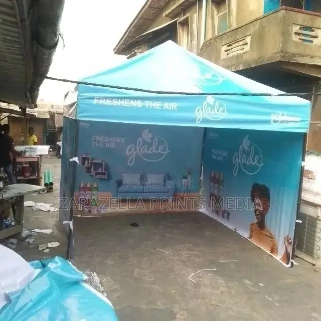 Fully Branded Collapsible Gazebo Production