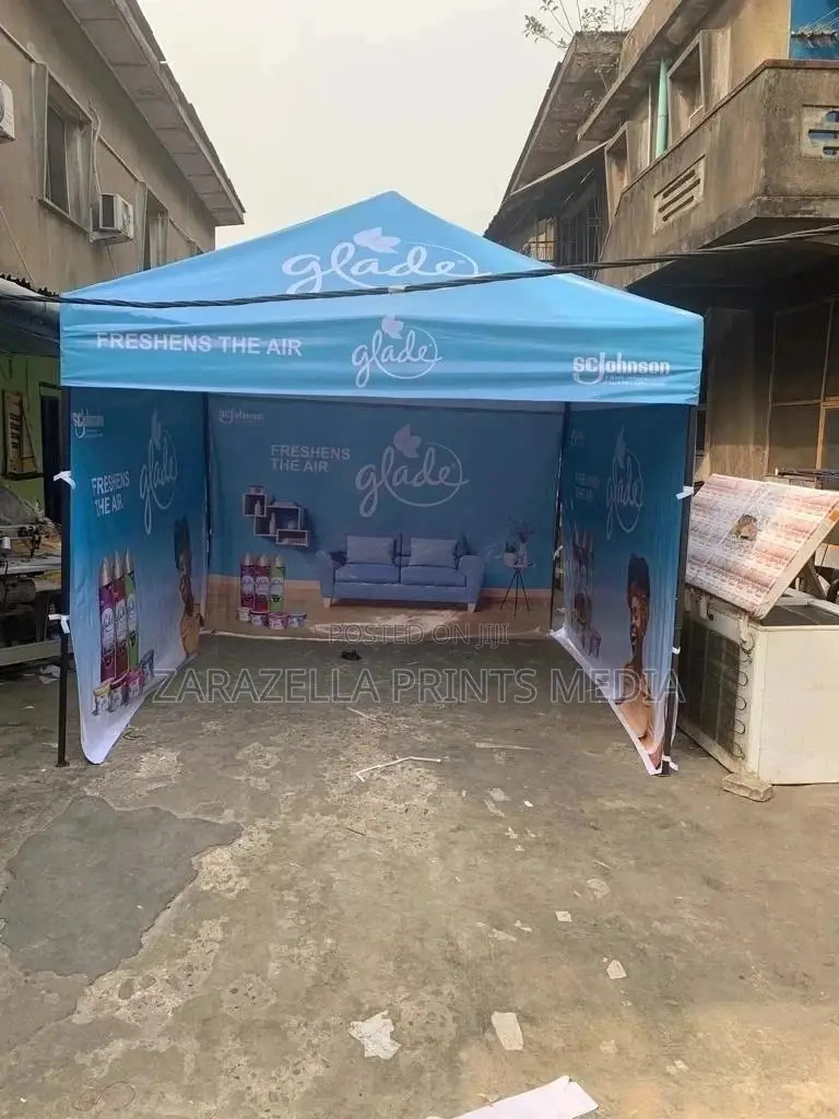 Fully Branded Collapsible Gazebo Production