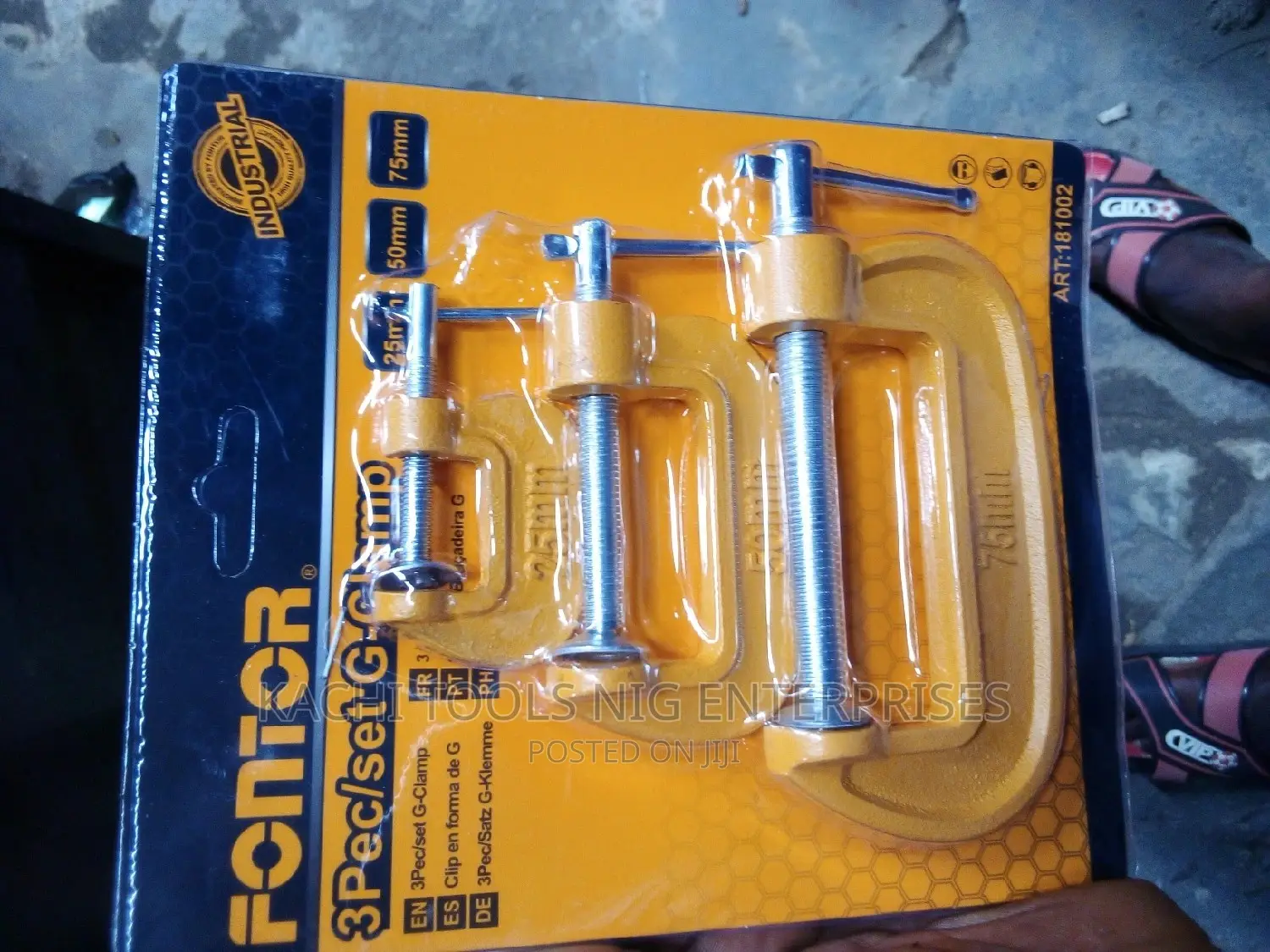 3in1 G Clamp, 25,50,75m