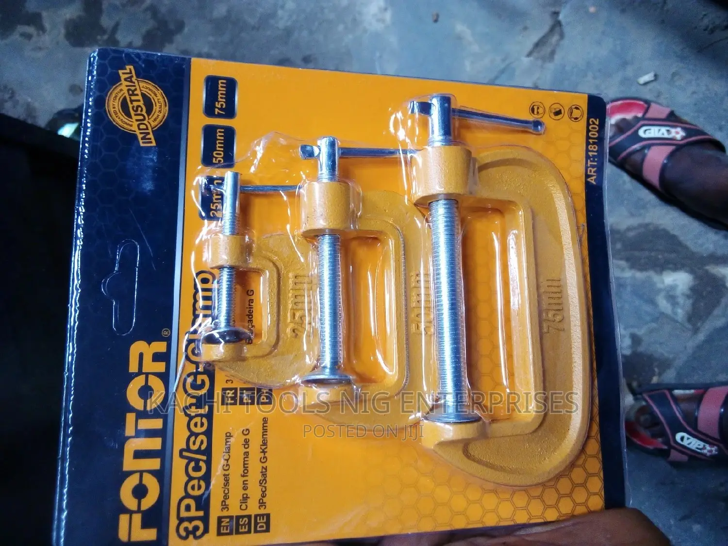 3in1 G Clamp, 25,50,75m