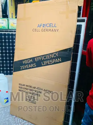 450 Watts Africell Mono Panel