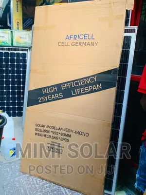 Original 450 Watts Africell Panel
