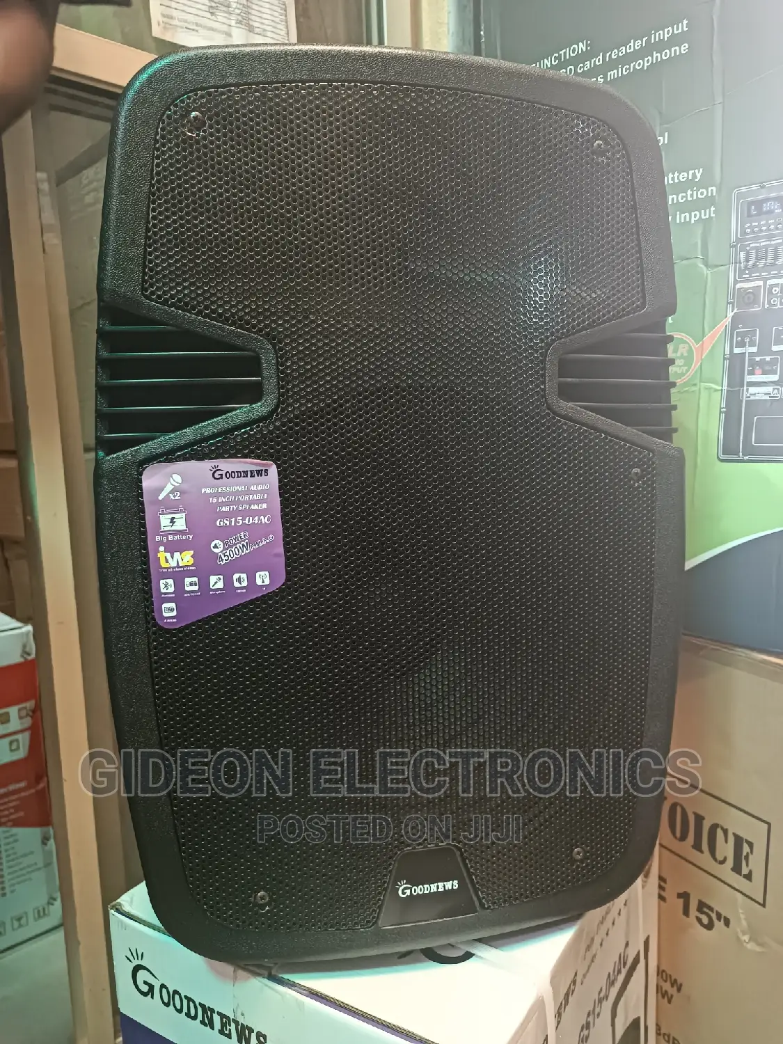 Goodness 15" Rechargeable Public Address System