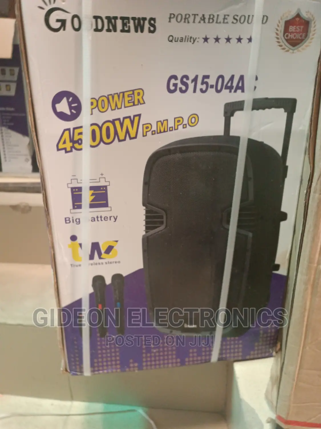 Goodness 15" Rechargeable Public Address System