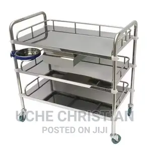 Three Steps Medical Trolley